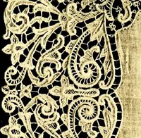 An illustration from A renascence of the Irish art of lace-making. Illustrated by photographic reproductions of Irish laces, made from new and specially designed patterns (1888)