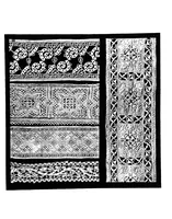 An illustration from Lace album; a series of twenty-six plates of designs for lace (1878)