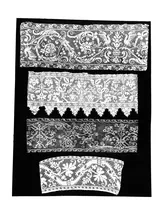 An illustration from Lace album; a series of twenty-six plates of designs for lace (1878)