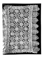 An illustration from Lace album; a series of twenty-six plates of designs for lace (1878)