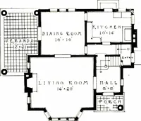 An illustration from The small house for a moderate income (1915)