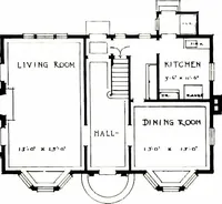 An illustration from The small house for a moderate income (1915)