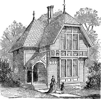 Picture 16 of 114 from Our homes and their adornments; or, How to build, finish, furnish and adorn a home ... the whole being designed to make happy homes for happy people (1882), leaf 120