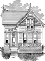 Picture 19 of 114 from Our homes and their adornments; or, How to build, finish, furnish and adorn a home ... the whole being designed to make happy homes for happy people (1882), leaf 126