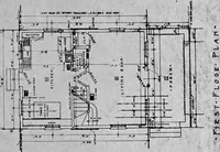 An illustration from The housing book; containing photographic reproductions, with floor plans of workingmen's homes. One and two family houses of frame, brick, stucco and concrete construction; also four, six and nine family apartments. Showing single houses, groups and developments that have been built in various parts of the United States (1919)
