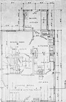 An illustration from The housing book; containing photographic reproductions, with floor plans of workingmen's homes. One and two family houses of frame, brick, stucco and concrete construction; also four, six and nine family apartments. Showing single houses, groups and developments that have been built in various parts of the United States (1919)