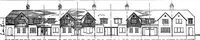 Picture 79 of 171 from The housing book; containing photographic reproductions, with floor plans of workingmen's homes. One and two family houses of frame, brick, stucco and concrete construction; also four, six and nine family apartments. Showing single houses, groups and developments that have been built in various parts of the United States (1919), leaf 71