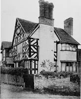 An illustration from Old cottages, farm houses, and other half-timber buildings in Shropshire, Herefordshire, and Cheshire (1904)