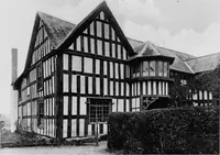 An illustration from Old cottages, farm houses, and other half-timber buildings in Shropshire, Herefordshire, and Cheshire (1904)