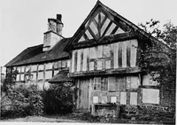 An illustration from Old cottages, farm houses, and other half-timber buildings in Shropshire, Herefordshire, and Cheshire (1904)