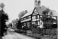 An illustration from Old cottages, farm houses, and other half-timber buildings in Shropshire, Herefordshire, and Cheshire (1904)