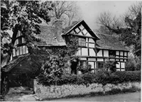 An illustration from Old cottages, farm houses, and other half-timber buildings in Shropshire, Herefordshire, and Cheshire (1904)