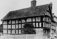 An illustration from Old cottages, farm houses, and other half-timber buildings in Shropshire, Herefordshire, and Cheshire (1904)