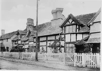 An illustration from Old cottages, farm houses, and other half-timber buildings in Shropshire, Herefordshire, and Cheshire (1904)