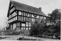 An illustration from Old cottages, farm houses, and other half-timber buildings in Shropshire, Herefordshire, and Cheshire (1904)