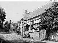 An illustration from Old cottages, farm houses, and other half-timber buildings in Shropshire, Herefordshire, and Cheshire (1904)