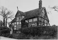An illustration from Old cottages, farm houses, and other half-timber buildings in Shropshire, Herefordshire, and Cheshire (1904)