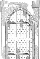 An illustration from Old cottages, farm houses, and other half-timber buildings in Shropshire, Herefordshire, and Cheshire (1904)