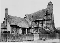 An illustration from Old cottages, farm houses, and other half-timber buildings in Shropshire, Herefordshire, and Cheshire (1904)