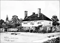 Picture 94 of 306 from Country cottages and week-end homes, by J. H. Elder-Duncan ... with numerous illustrations and plans of cottages by well-known architects (1912), leaf 112