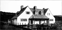 An illustration from Country cottages and week-end homes, by J. H. Elder-Duncan ... with numerous illustrations and plans of cottages by well-known architects (1912)