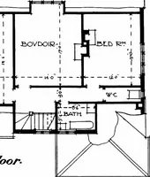 Picture 103 of 306 from Country cottages and week-end homes, by J. H. Elder-Duncan ... with numerous illustrations and plans of cottages by well-known architects (1912), leaf 115