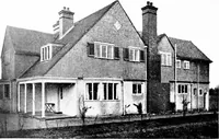 Picture 123 of 306 from Country cottages and week-end homes, by J. H. Elder-Duncan ... with numerous illustrations and plans of cottages by well-known architects (1912), leaf 125