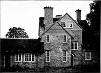 An illustration from Country cottages and week-end homes, by J. H. Elder-Duncan ... with numerous illustrations and plans of cottages by well-known architects (1912)