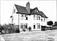 An illustration from Country cottages and week-end homes, by J. H. Elder-Duncan ... with numerous illustrations and plans of cottages by well-known architects (1912)