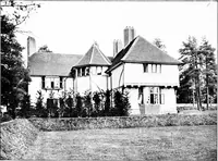 An illustration from Country cottages and week-end homes, by J. H. Elder-Duncan ... with numerous illustrations and plans of cottages by well-known architects (1912)