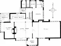 An illustration from Country cottages and week-end homes, by J. H. Elder-Duncan ... with numerous illustrations and plans of cottages by well-known architects (1912)