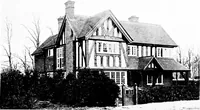 An illustration from Country cottages and week-end homes, by J. H. Elder-Duncan ... with numerous illustrations and plans of cottages by well-known architects (1912)