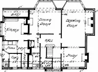 An illustration from Country cottages and week-end homes, by J. H. Elder-Duncan ... with numerous illustrations and plans of cottages by well-known architects (1912)