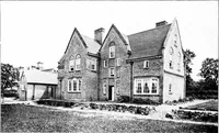 An illustration from Country cottages and week-end homes, by J. H. Elder-Duncan ... with numerous illustrations and plans of cottages by well-known architects (1912)