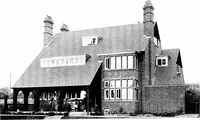An illustration from Country cottages and week-end homes, by J. H. Elder-Duncan ... with numerous illustrations and plans of cottages by well-known architects (1912)