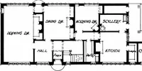 An illustration from Country cottages and week-end homes, by J. H. Elder-Duncan ... with numerous illustrations and plans of cottages by well-known architects (1912)