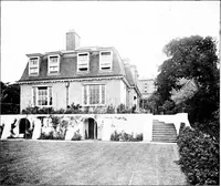 An illustration from Country cottages and week-end homes, by J. H. Elder-Duncan ... with numerous illustrations and plans of cottages by well-known architects (1912)