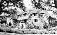 An illustration from Country cottages and week-end homes, by J. H. Elder-Duncan ... with numerous illustrations and plans of cottages by well-known architects (1912)