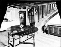An illustration from Country cottages and week-end homes, by J. H. Elder-Duncan ... with numerous illustrations and plans of cottages by well-known architects (1912)
