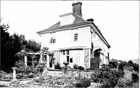 An illustration from Country cottages and week-end homes, by J. H. Elder-Duncan ... with numerous illustrations and plans of cottages by well-known architects (1912)