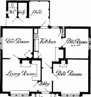 Picture 4 of 306 from Country cottages and week-end homes, by J. H. Elder-Duncan ... with numerous illustrations and plans of cottages by well-known architects (1912), leaf 29