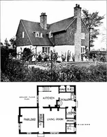 Picture 20 of 306 from Country cottages and week-end homes, by J. H. Elder-Duncan ... with numerous illustrations and plans of cottages by well-known architects (1912), leaf 52