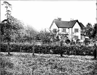 An illustration from Country cottages and week-end homes, by J. H. Elder-Duncan ... with numerous illustrations and plans of cottages by well-known architects (1912)