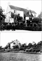 An illustration from Country cottages and week-end homes, by J. H. Elder-Duncan ... with numerous illustrations and plans of cottages by well-known architects (1912)