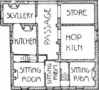 Picture 80 of 306 from Country cottages and week-end homes, by J. H. Elder-Duncan ... with numerous illustrations and plans of cottages by well-known architects (1912), leaf 96
