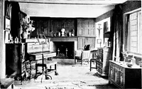 An illustration from Country cottages and week-end homes, by J. H. Elder-Duncan ... with numerous illustrations and plans of cottages by well-known architects (1912)