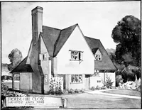 Picture 84 of 306 from Country cottages and week-end homes, by J. H. Elder-Duncan ... with numerous illustrations and plans of cottages by well-known architects (1912), leaf 98