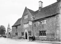 An illustration from Old cottages, farm-houses, and other stone buildings in the Cotswold district; examples of minor domestic architecture in Gloucestershire, Oxfordshire, Northants, Worcestershire, &c. (1905)