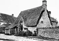 An illustration from Old cottages, farm-houses, and other stone buildings in the Cotswold district; examples of minor domestic architecture in Gloucestershire, Oxfordshire, Northants, Worcestershire, &c. (1905)