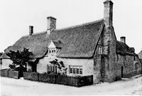 An illustration from Old cottages, farm-houses, and other stone buildings in the Cotswold district; examples of minor domestic architecture in Gloucestershire, Oxfordshire, Northants, Worcestershire, &c. (1905)